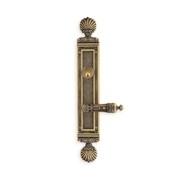 Omnia LH 231 LVR 55000 Plate Panic Proof Entry 212BS Mort Shaded Bronze 55231F0025L4