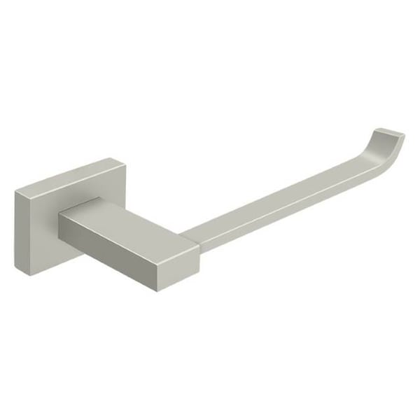 Deltana Single Post Tissue Roll Holder 55D Series Satin Nickel 55D2001-15