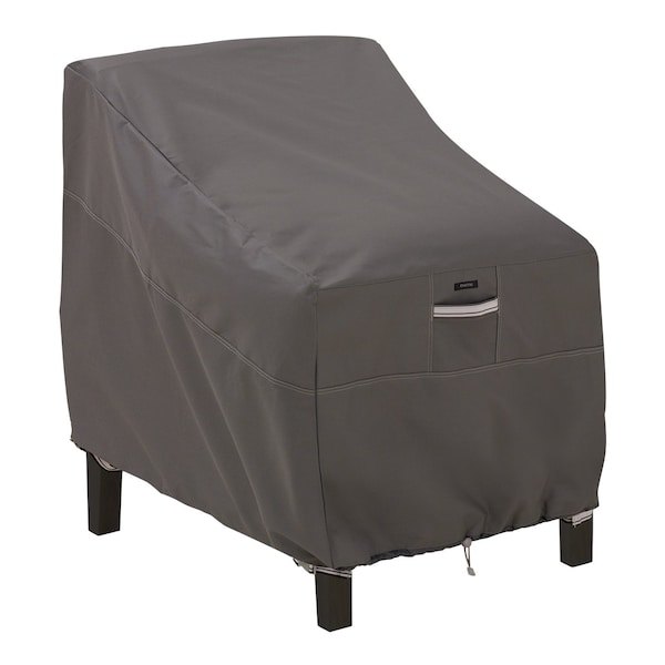 Classic Accessories Ravenna Deep Seated Patio Lounge Chair Cover, Grey, 42"x38" 55-422-015101-EC - main