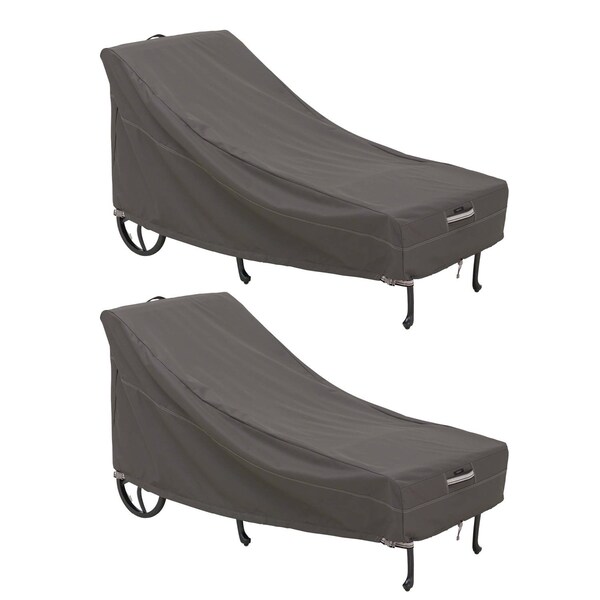 Classic Accessories Large Chaise Lounge Cover, 86 in L x 34 in W x 30 in H, 2PK 55-712-045101-2PK - main