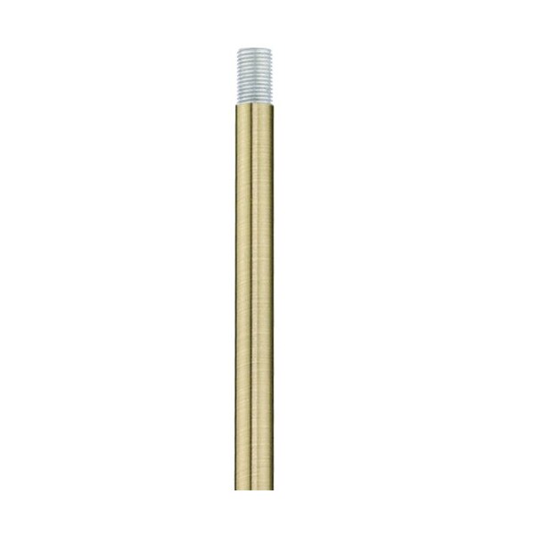 Livex Lighting Antique Brass 12" Length Rod Extension S 56050-01 - main