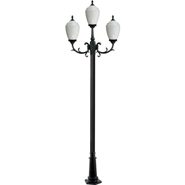 Dabmar Lighting Fixture, Post, 4003, W, Alisa, 3 Light GM2853-W - main