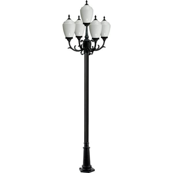 Dabmar Lighting Fixture, Post, 4005, W, Alisa, 5 Light GM2855-W - main