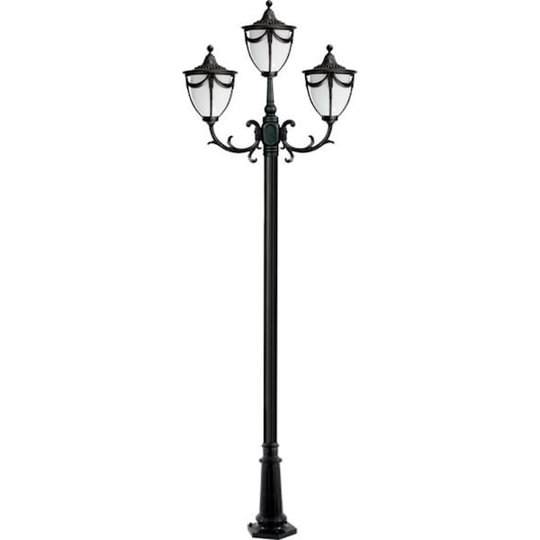 Dabmar Lighting Fixture, Post, 4803, W, Rachel, 3 Light GM4803-W - main