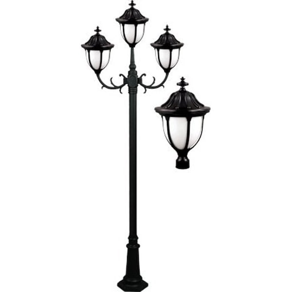 Dabmar Lighting Fixture, Post, 5525, B, Showcase, 3 Light GM5523-B - main