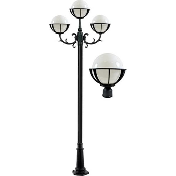 Dabmar Lighting Wall Fixture, Globe, GM2630, B, 10", 3 Light GM2630-B - main