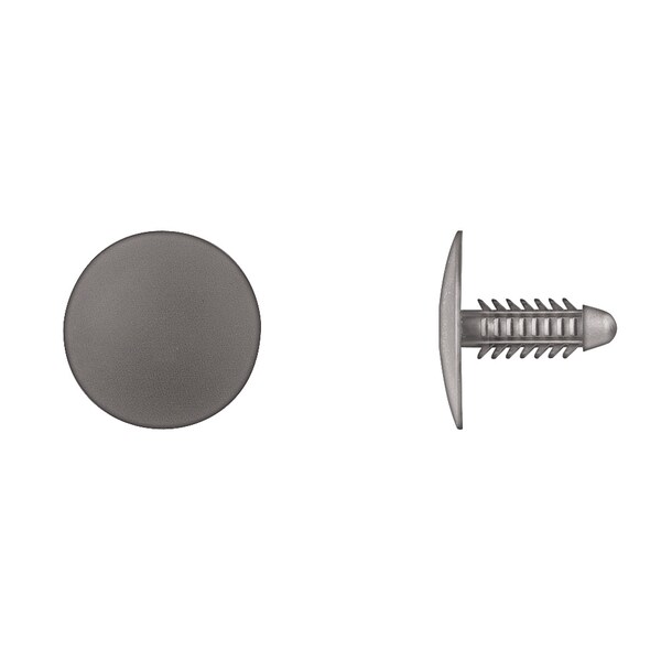 Disco Blk Nyln Fascia Panel Ret 1/4" Hole 25.5mm Hd 20mm Stem 5632PK - main