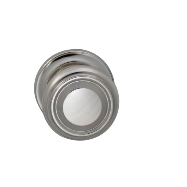 Omnia Single Dummy 565 Knob with Traditional Rose Bright Nickel 565TD/0.SD14 - main