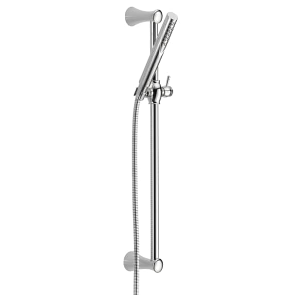 Delta Faucet, 1-Setting Slide Bar Hand Shower, Chrome, Wall 57085