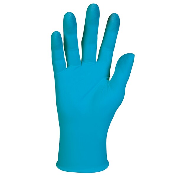 Kimberly-Clark G10 Gloves, Nitrile, Powder Free, Blue, M, 1000 PK 57372