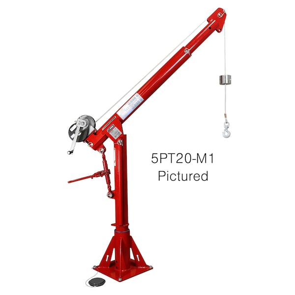 Thern Davit Crane Up To 2000Lb Capacity W/ M43 5PT20G-M1 - main