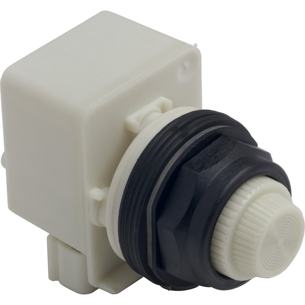 Schneider Electric Pilot light, Harmony 9001SK, plastic, polycarbonate, fresnel, white, 30mm, 24-28V 9001SKP35W31 - main