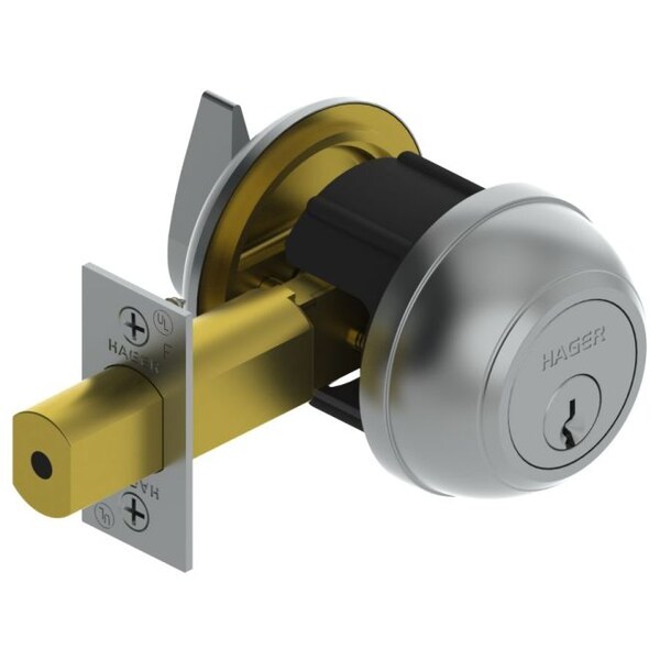 Hager Satin Brass Deadbolt 31154 31154 - main