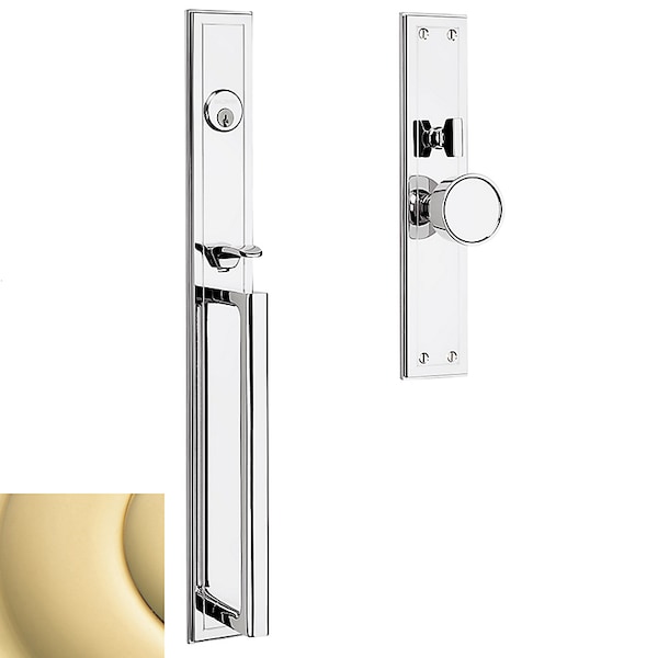 Baldwin Entry Hollywood Hills ENTR Trim Active Exterior Trim Unlacquered Brass 6946.031 - main