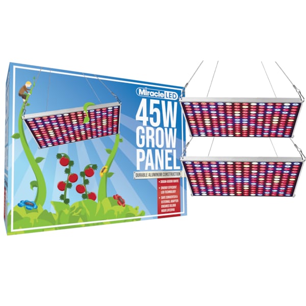 Miracle Led Commercial Hydroponic Multi Spectrum LED Hangable Grow Panel, PK2 602193 - main