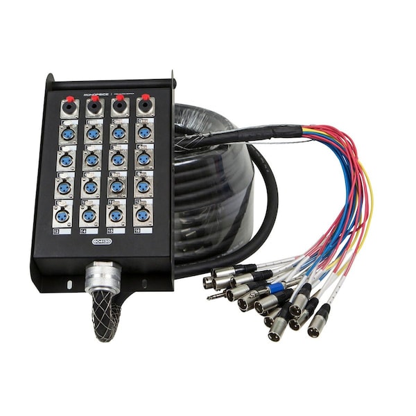 Monoprice Trs Stage Box, 4, 20 Channel Snake, 1000ft. 604135 - main