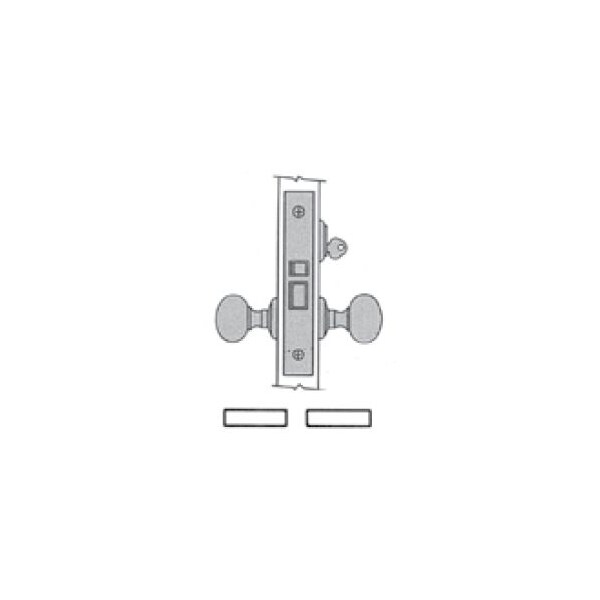 Baldwin Utility Room Handlesets Oil Rubbed Bronze 6065.102.LLS - main