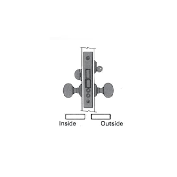 Baldwin Entry Handlesets Oil Rubbed Bronze 6075.102.RDT - main