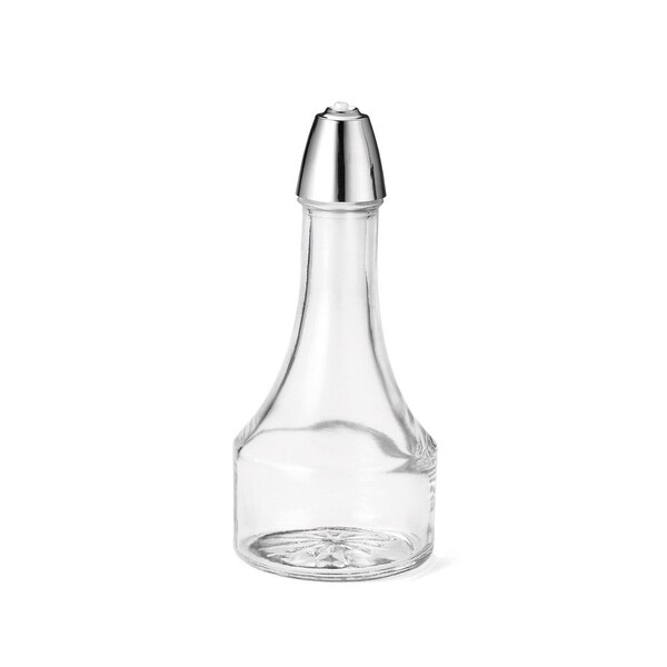 Tablecraft Oil/Vinegar Bottles, Chrome Top, 8 oz, PK12 608 - main