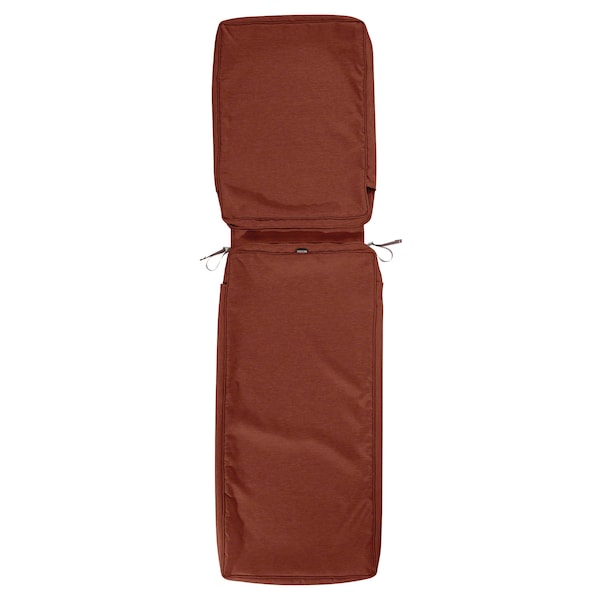 Classic Accessories Montlake Patio Cushion Slipcover, Heather Henna, 74"x23"x3" 60-442-016601-RT - main