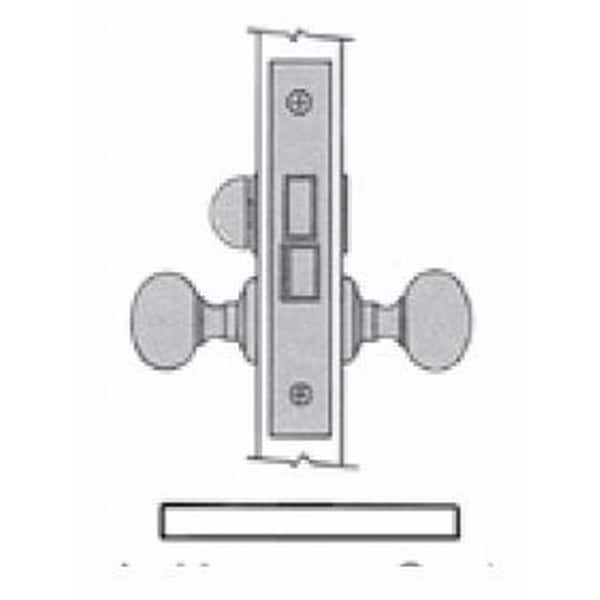Baldwin Privacy Handlesets Oil Rubbed Bronze 6100.102.R - main