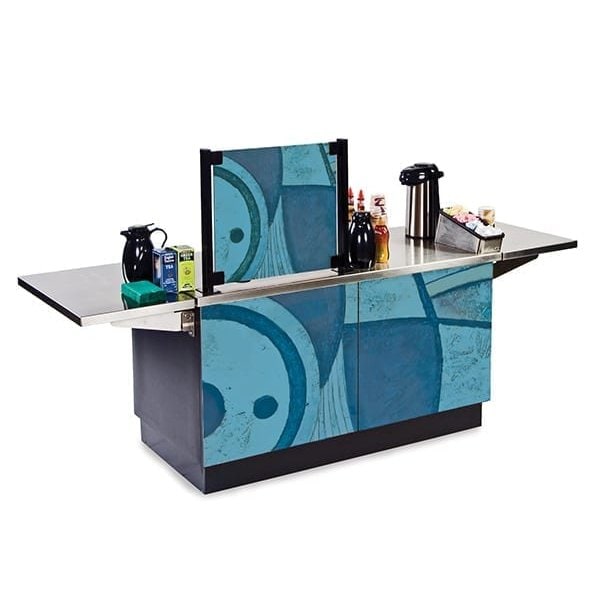 Lakeside Stainless Steel Vending/Merchandising Kiosk with Laminate Finish 6120 - main