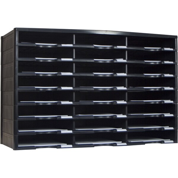 Storex Literature Organizer, 24-Compartment 61435U01C