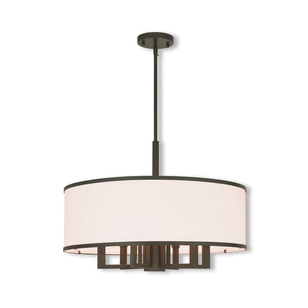 Livex Lighting Park Ridge 7 Light Bronze Pendant Chandelier 62616-07 - main