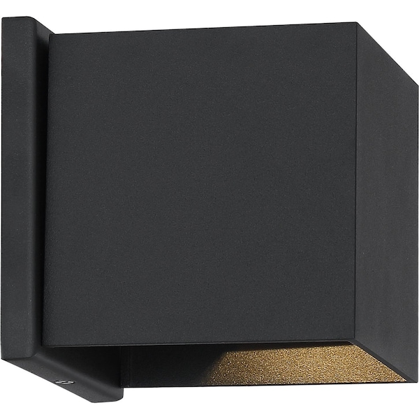 Nuvo Lightgate LED Sconce - 5W Black Finish 3000K 62/1466 - main