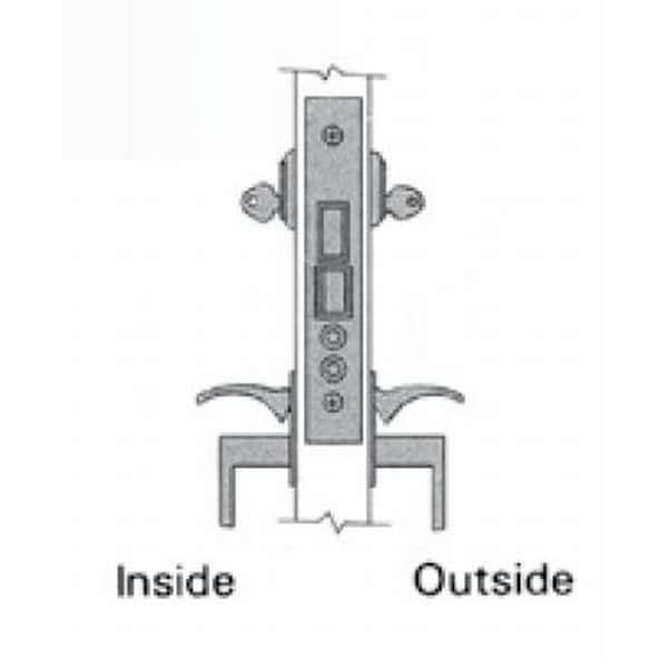 Baldwin Double Cylinder Handlesets Lifetime Satin Nickel 6325.056.L - main