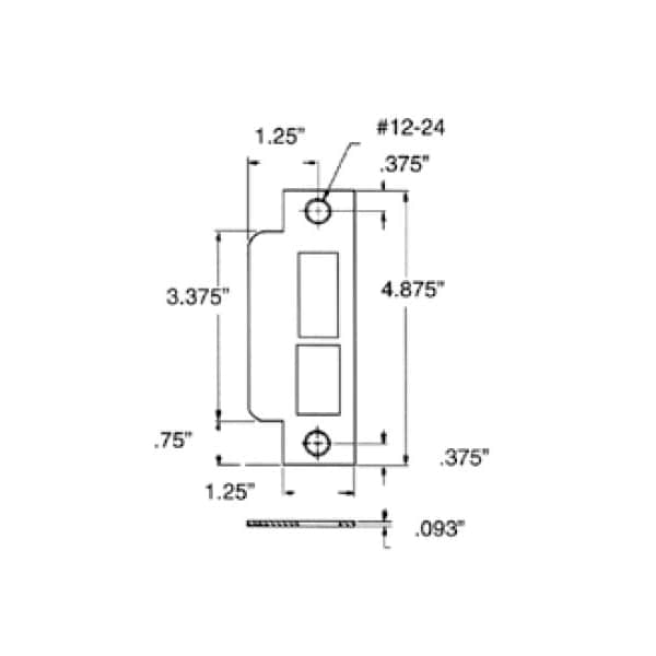 Baldwin Vintage Brass Strikes Vintage Brass 6340.033.L - main