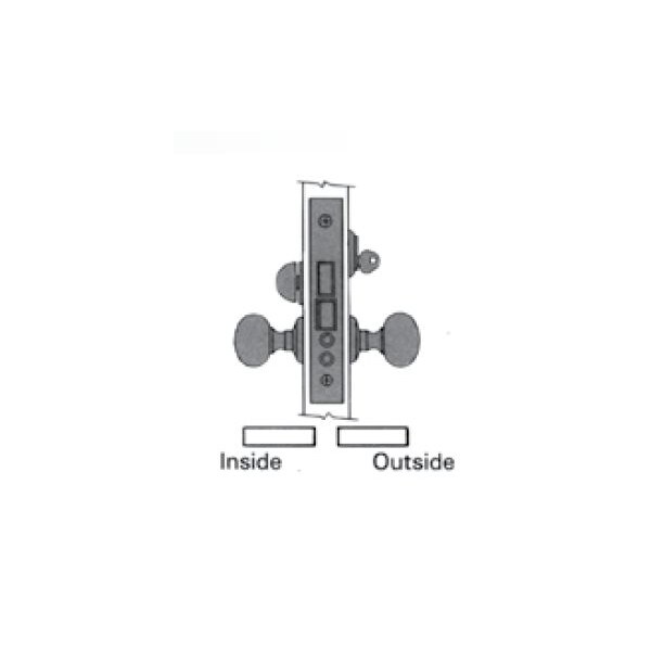 Baldwin Entry Handlesets Lifetime Satin Nickel 6375.056.LLSDT - main