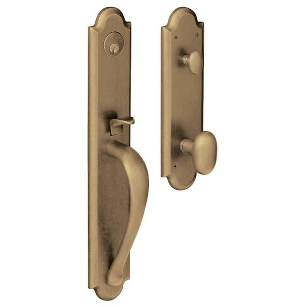 Baldwin Entry Handlesets Antique Brass 6402.050.ENTR - main