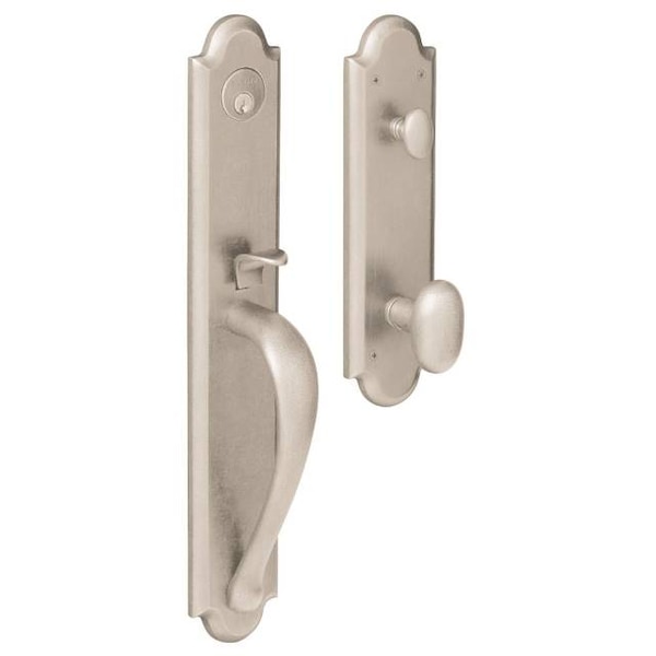 Baldwin Full Dummy Handlesets Lifetime Satin Nickel 6402.056.FD - main