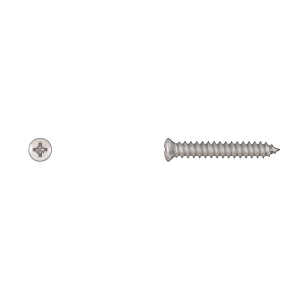 Disco 6407PK 7.00 Chrome Sheet Metal Screws 10X11/4" 6 Hd Phil Oval