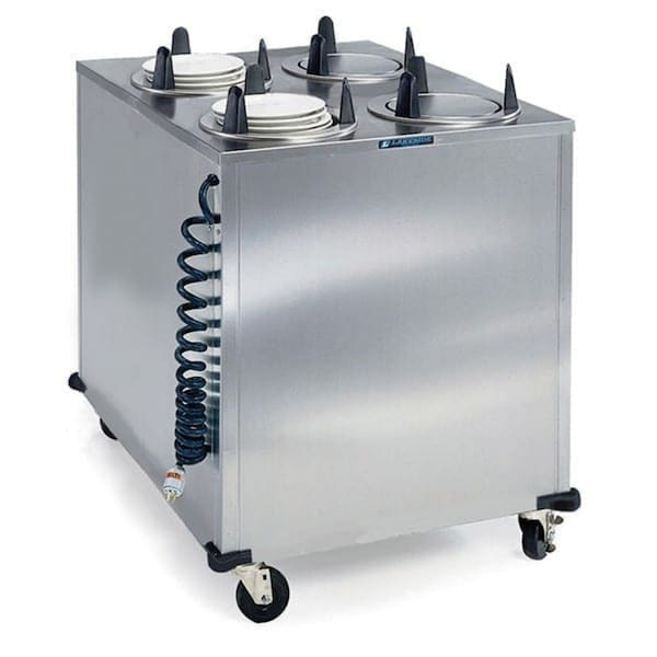 Lakeside Regular Heated 4 Stack Plate Dispenser Cabinet; 7-3/8" to 8-1/8" 6408 - main