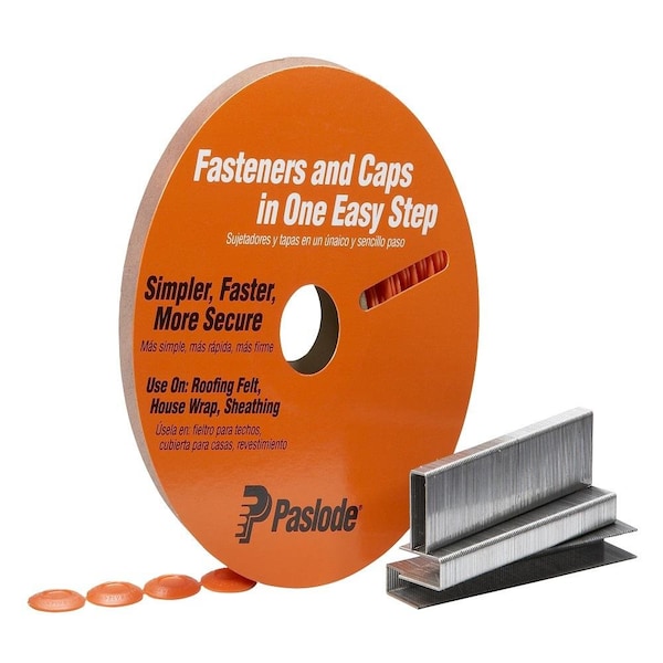Paslode Insulated Cable Staples, 18 ga, Narrow Crown, 1-1/2 in Leg L, Steel, 1440 PK 650597 - main