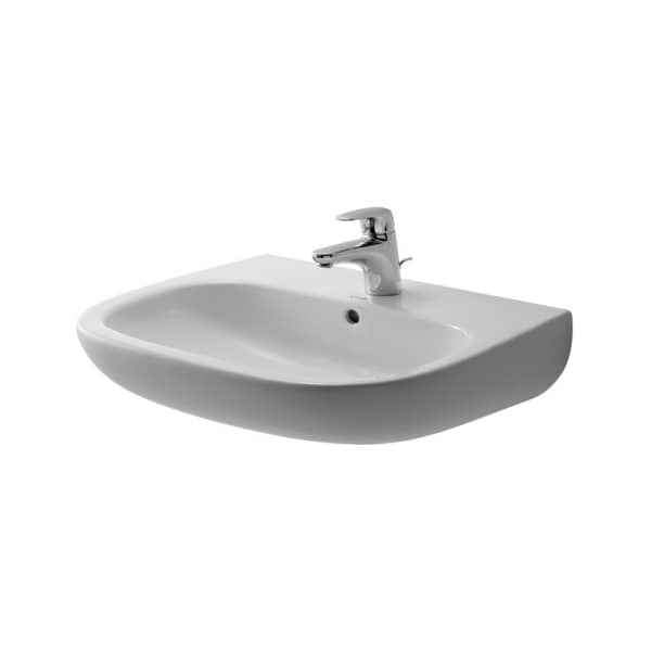 Duravit Washbasin, 23 5/8", D-Code w/Overflow/Fauc 23106000302