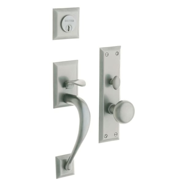 Baldwin Entry Handlesets Lifetime Satin Nickel 6571.056.ENTR - main