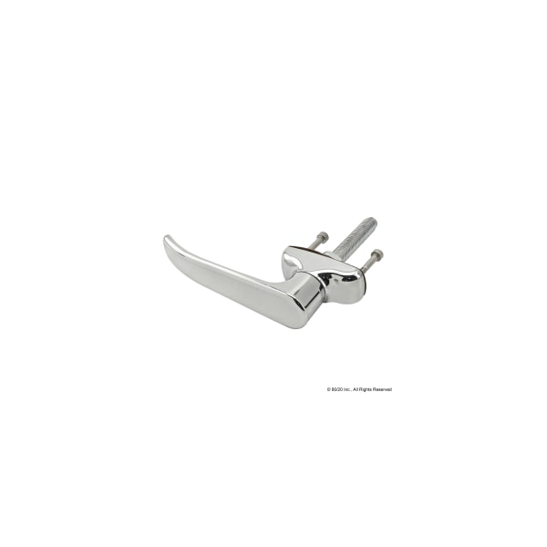 80/20 Chrome Furniture L-Handle - Non-Locking 65-2089 - main