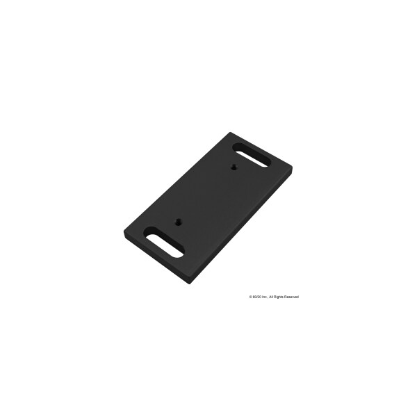 80/20 Grabber Door Catch Mting Plate 25 To 40S 65-2123-BLACK - main