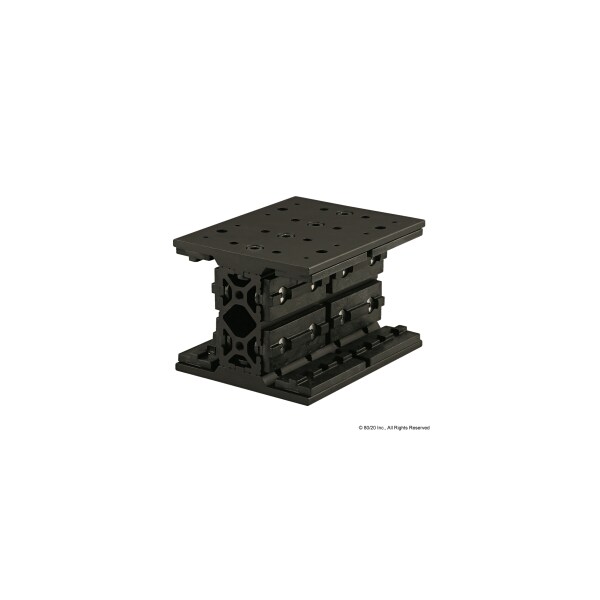 80/20 Black 15S Long Double Assembly 1530 X 6" 6883-BLACK - main