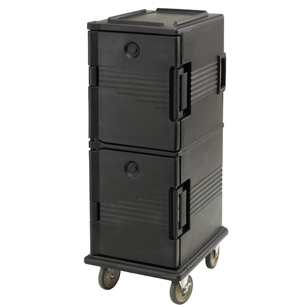 Cambro Food Transport Cart, SideLoad, Black EAUPC800110 Zoro