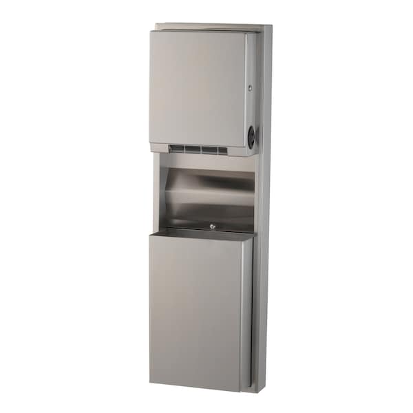 Bobrick Convertible Paper Towel Dispenser/Waste 39619 - main