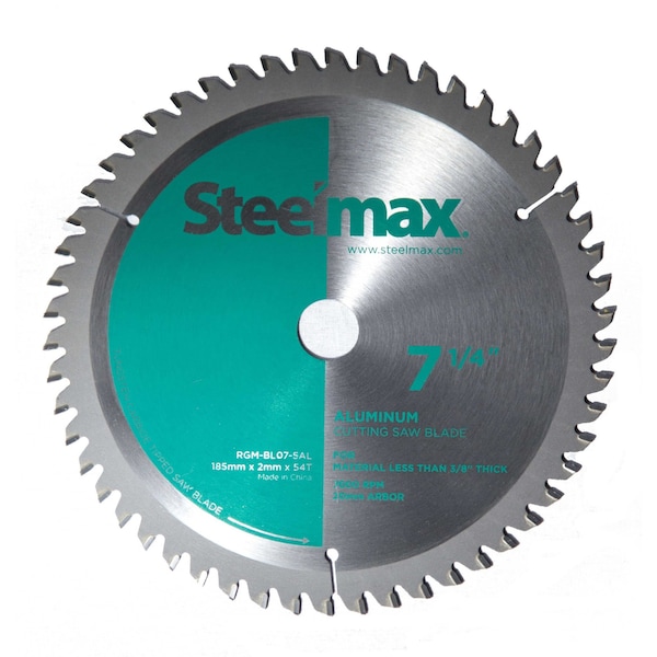 Steelmax 7-1/4", TCT Blade, Aluminum SM-BL-07-5-AL - main