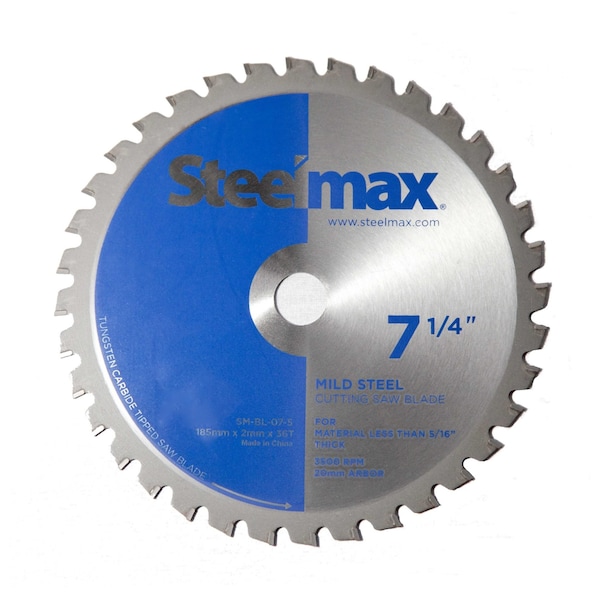 Steelmax 7-1/4", TCT Blade, Mild Steel SM-BL-07-5 - main