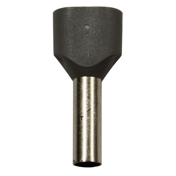 Eclipse Tools Wire Ferrule, Gray, Twin, 14 x 2 AWG, PK200 701-084 - main