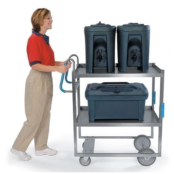 Lakeside Stainless Ergo-One Series 2 Shelf Cart; 700 lb Capacity, 21"x49" 7030 - main