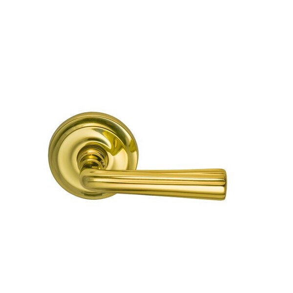 Omnia LVR 2-5/8" Rose Priv 2-3/4" BS Full Lip 1-3/4" Doors Bright Brass 706 706/00CF.PR1 - main