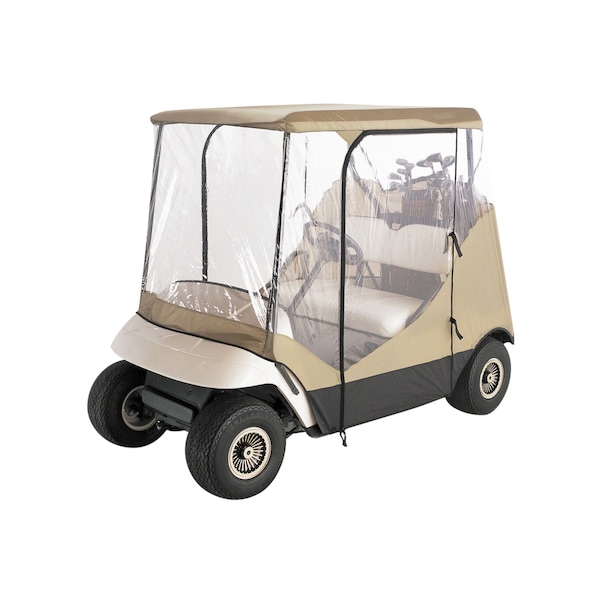 Classic Accessories 4-Sided Tan Golf Cart Enclosure 72052 - main